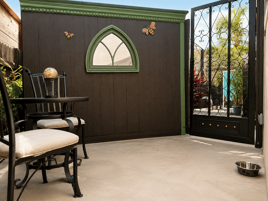 Private patio