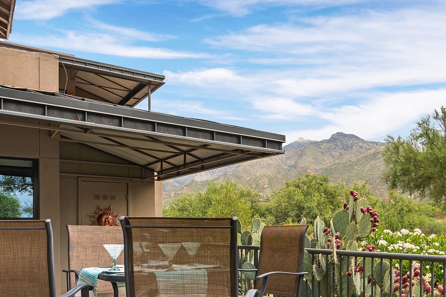 View from patio
