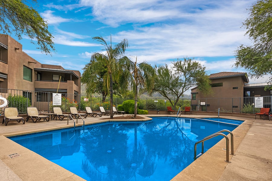 East pool area
