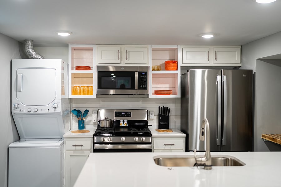 Washer/dryer in your own unit!