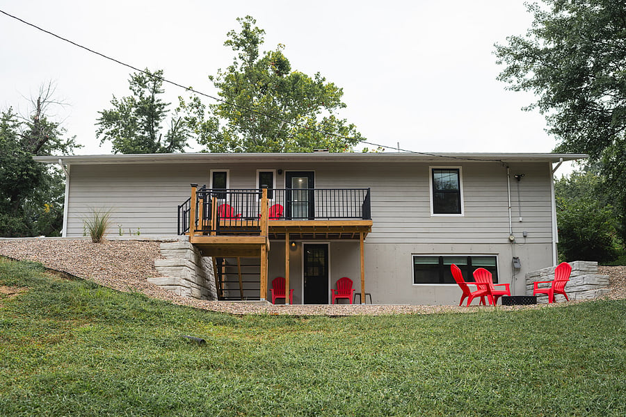 Entire lower level is your private retreat!