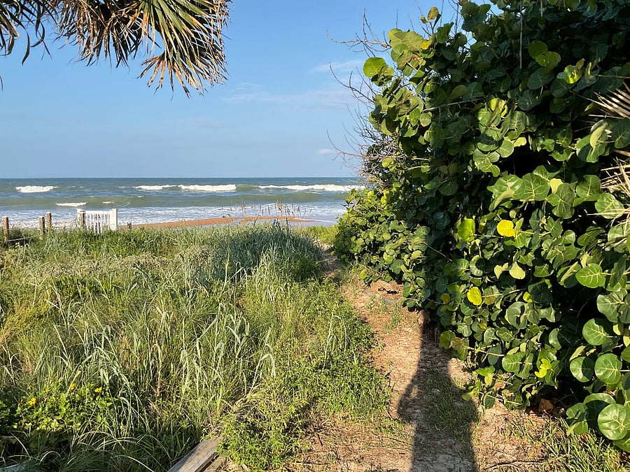Private beach access