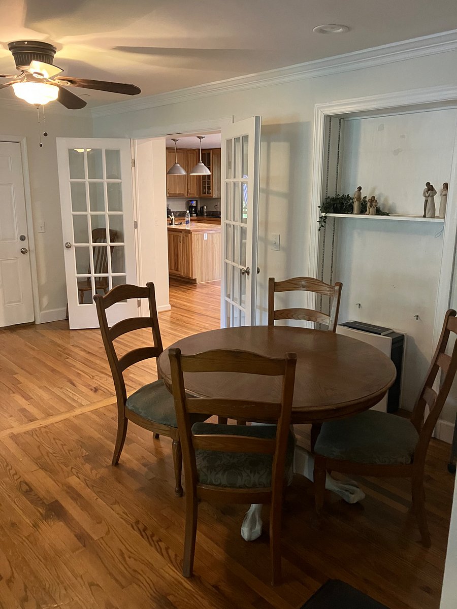 game table in living room