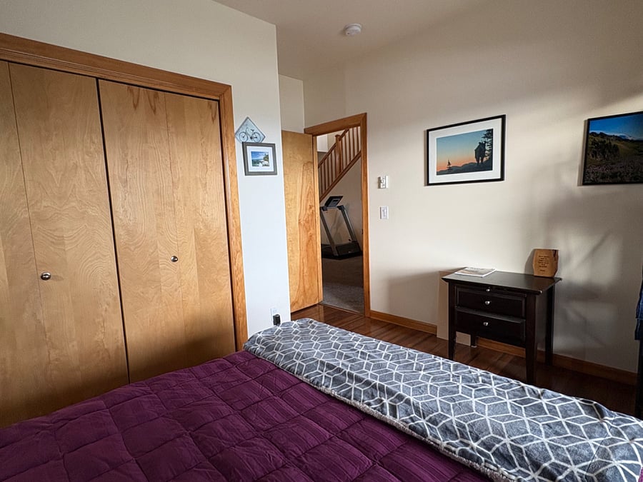 Lower level bedroom 1.
