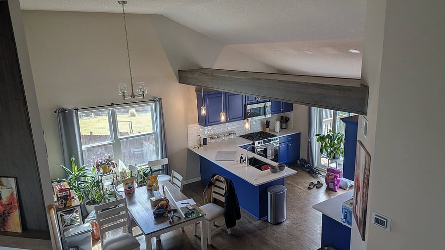 Upstairs Kitchen/Dining Room