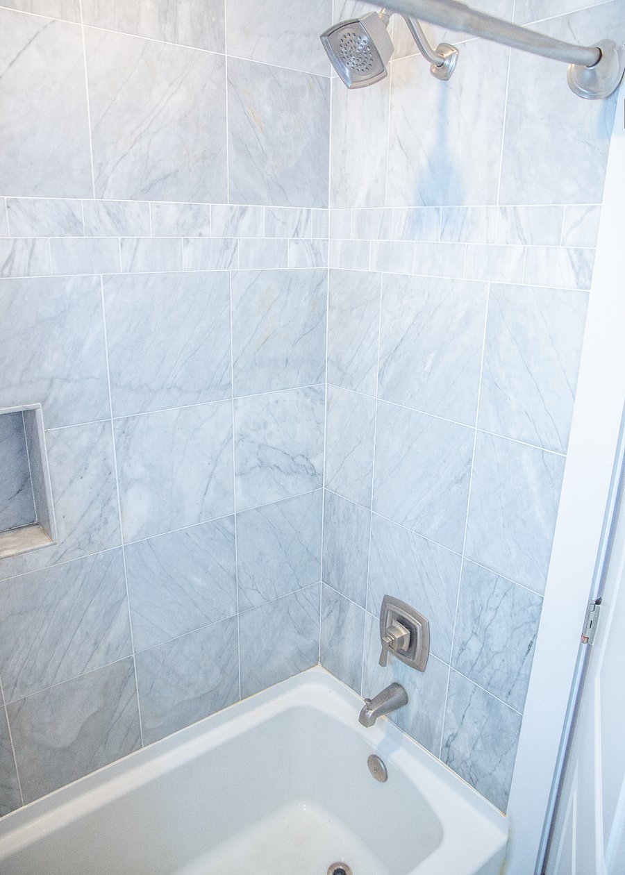 Private tub/shower combo