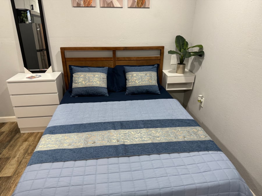 Double Full Size Storage Bed