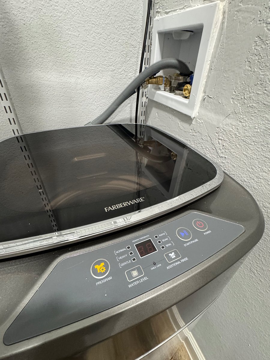 Portable Washer - Can handle 7-10lbs of clothing 