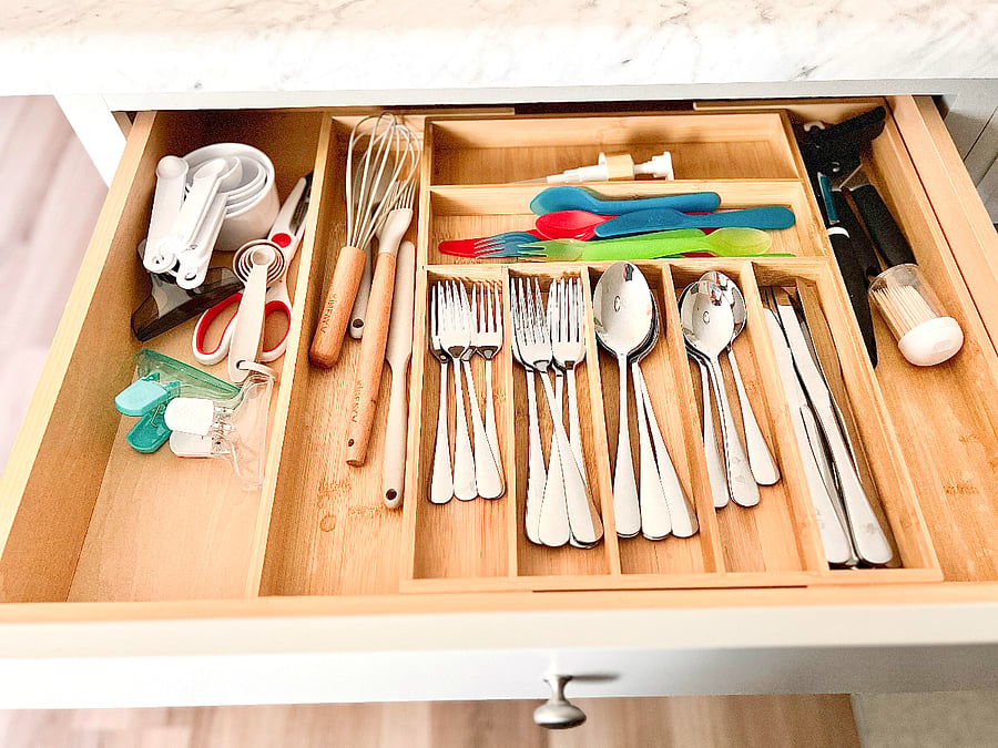 Fully outfitted kitchen