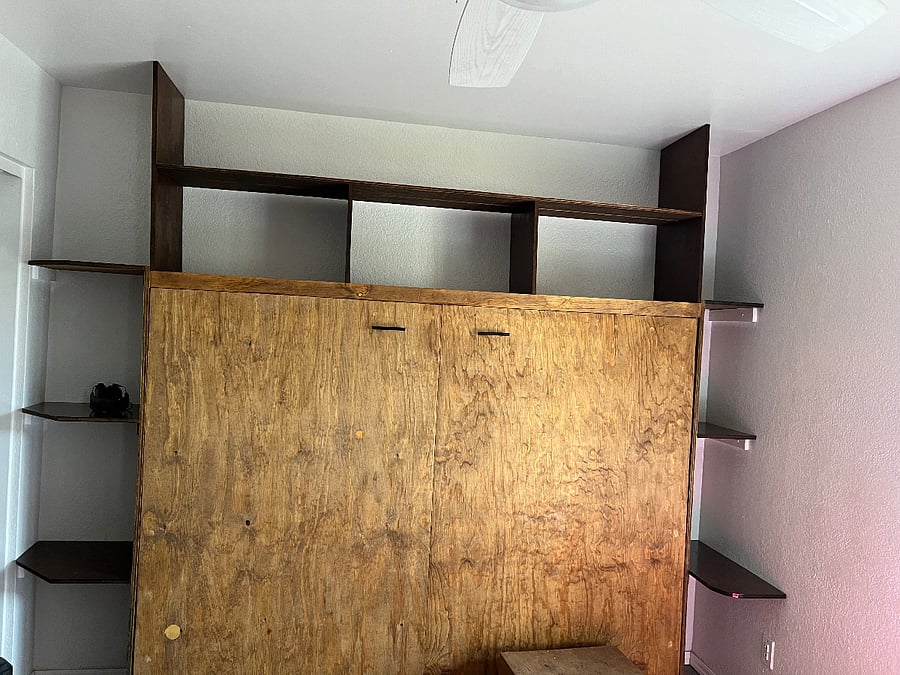 Spare bedroom Murphy Bed.