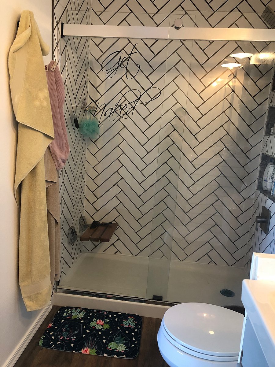 Master bathroom.