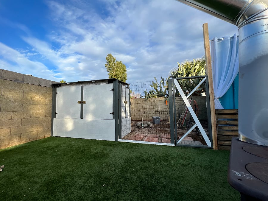 Chicken coop.
