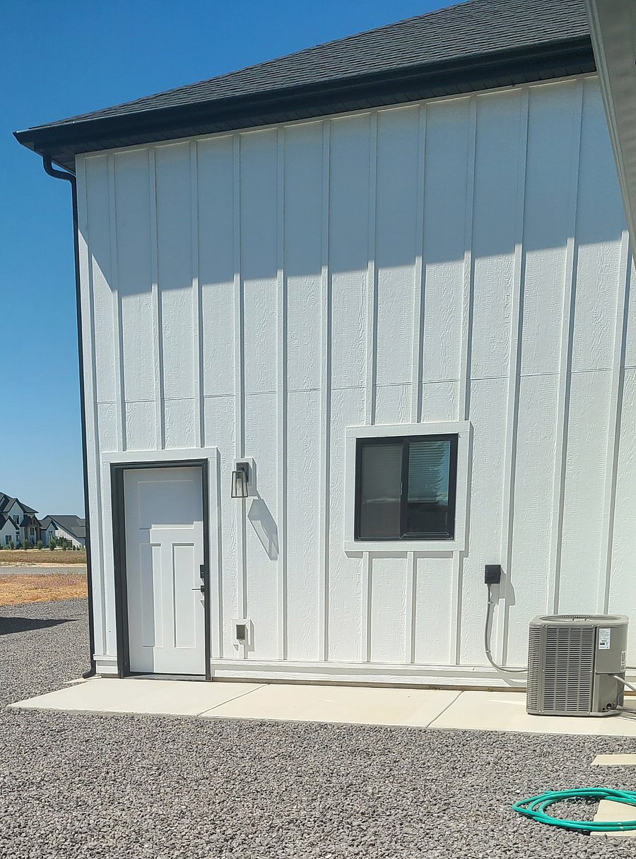 Separate entrance located at rear of home.