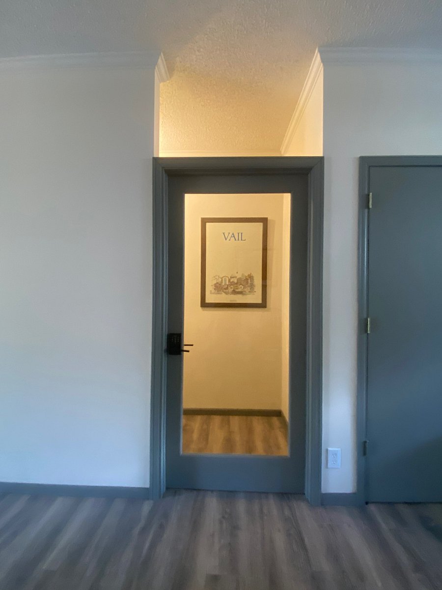 lock-able door to private lower level 