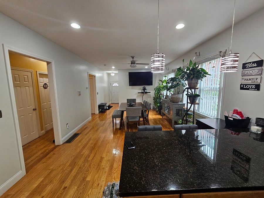 Kitchen facing front door