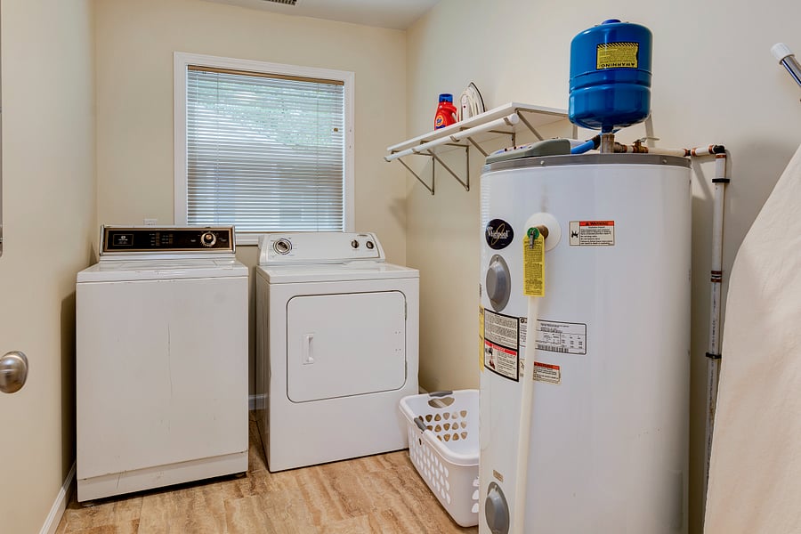 Laundry room for guests