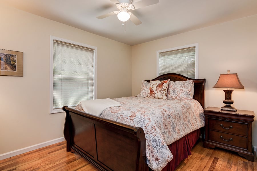 Bedroom #3 Offers queen bed, side tables, bureau and closet