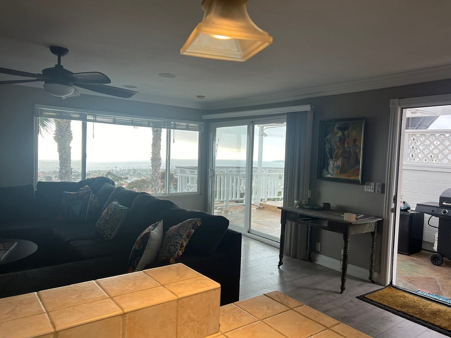 View from kitchen