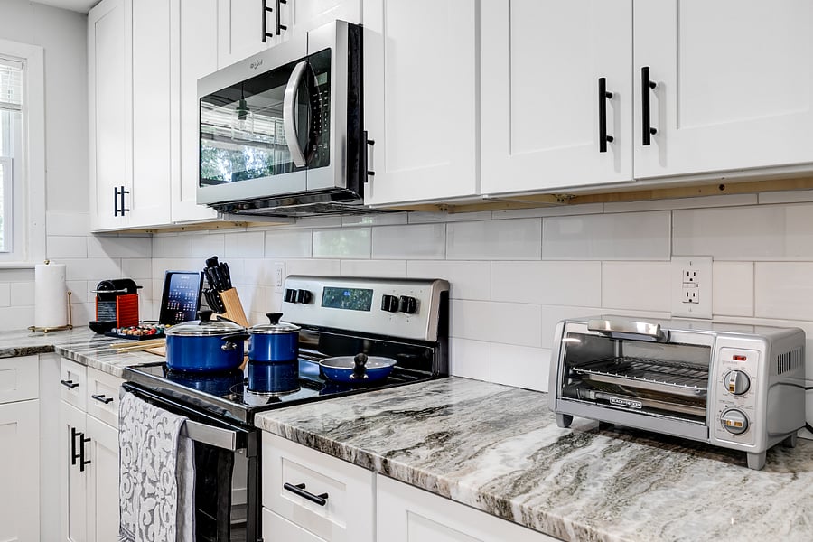 Fully stocked kitchen