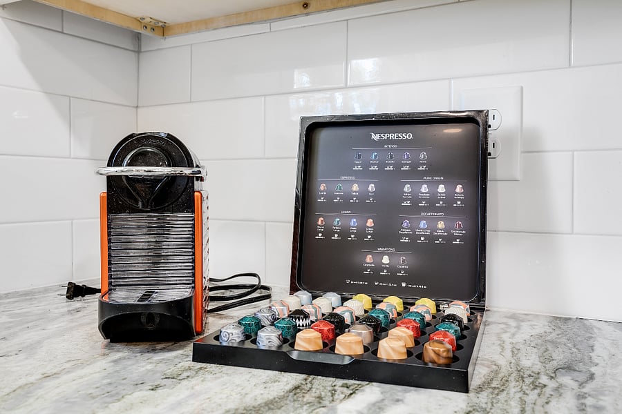 Complimentary Nespresso coffee