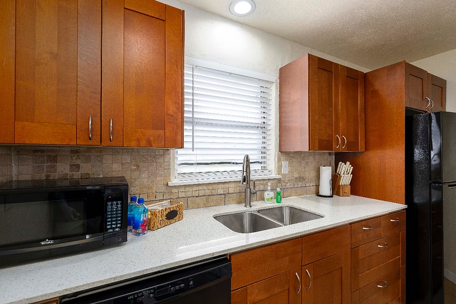Fully furnished kitchen