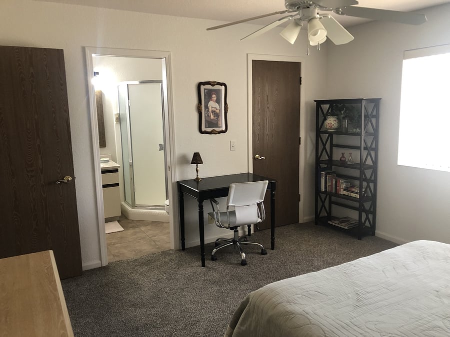 Desk in Bedroom 2
