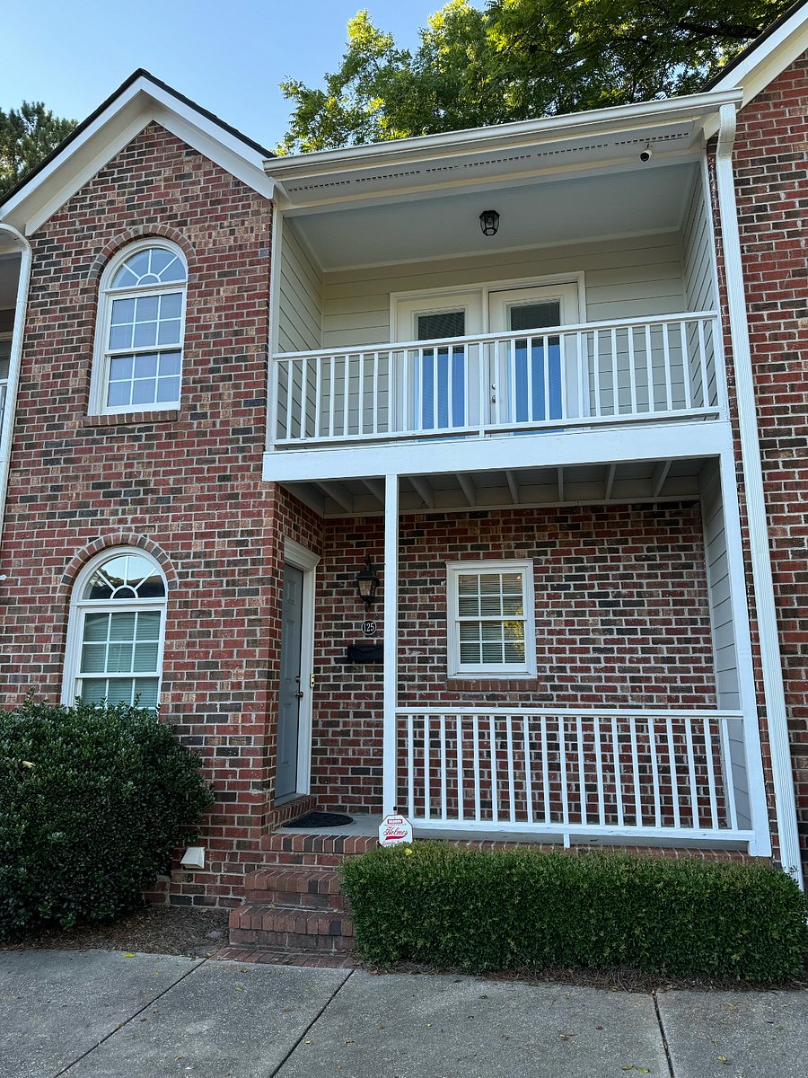 Close up of exterior of townhouse