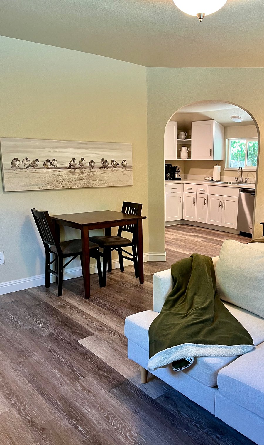 Couch and Dining Table