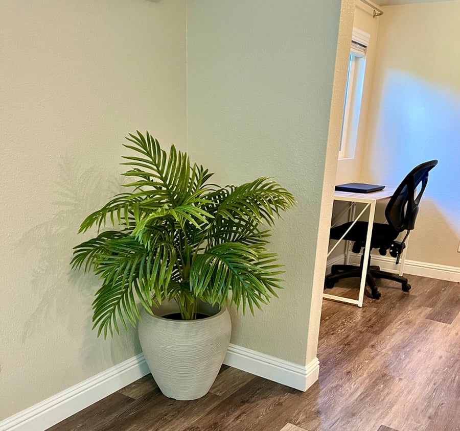 Dedicated Office Space near the entry of the cottage.