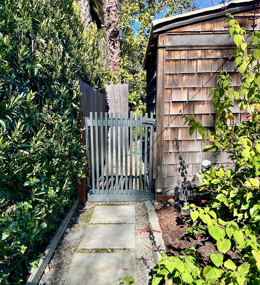 Entryway, Private gate to the cottage