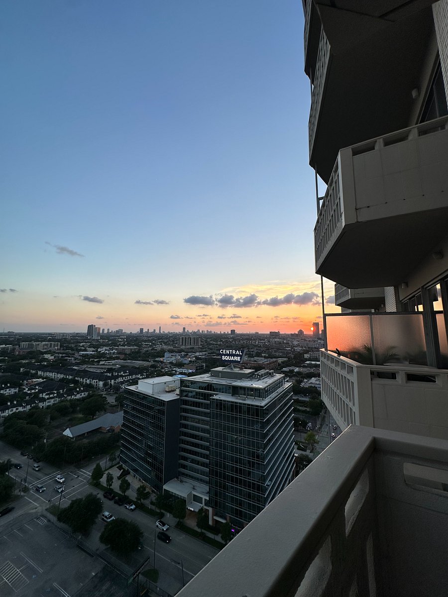 Sunset city views.