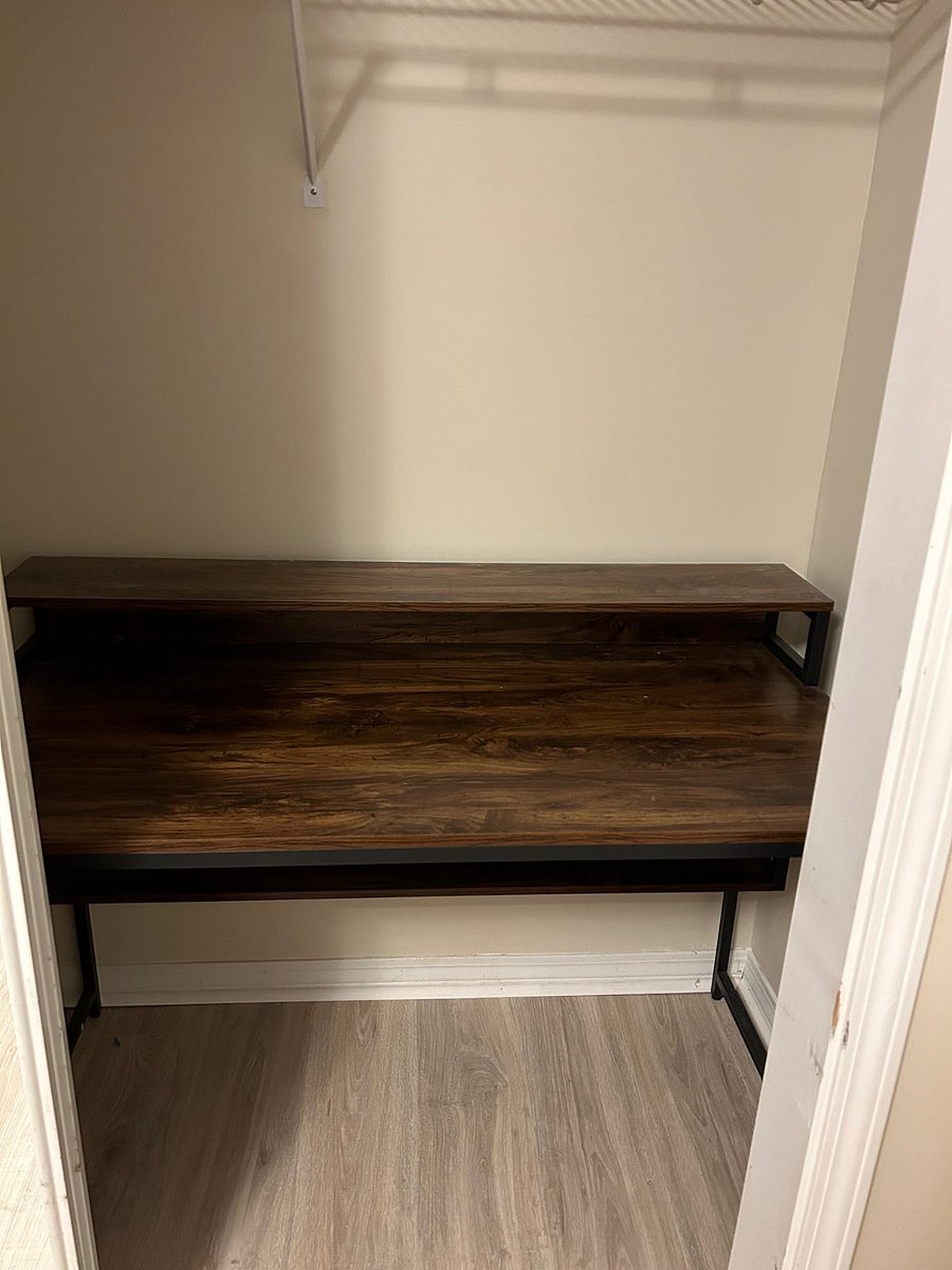 Master Bedroom - Bedroom 2 Closet Workstation