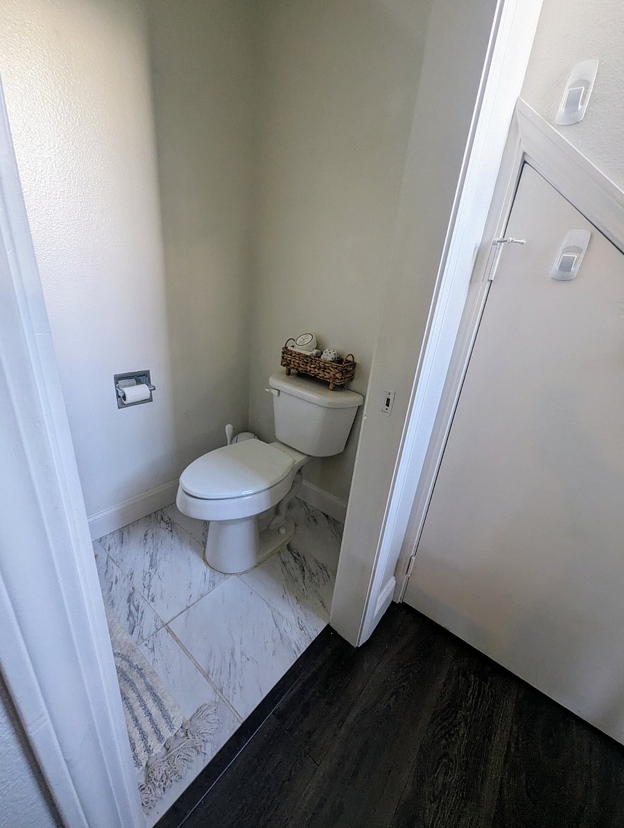 Shared half-bath