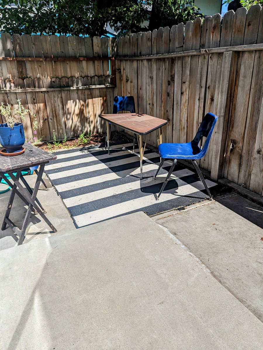 Outdoor patio.