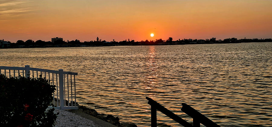 Catch the sunsets from the pool deck