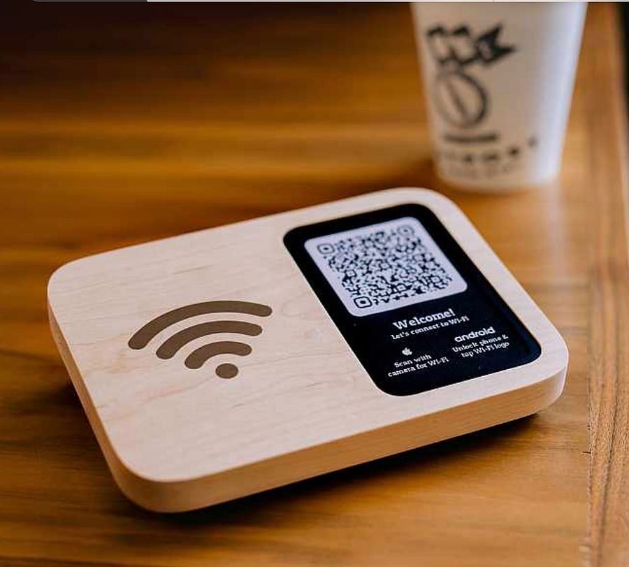 Instant Wi-Fi: Just tap your device to connect!