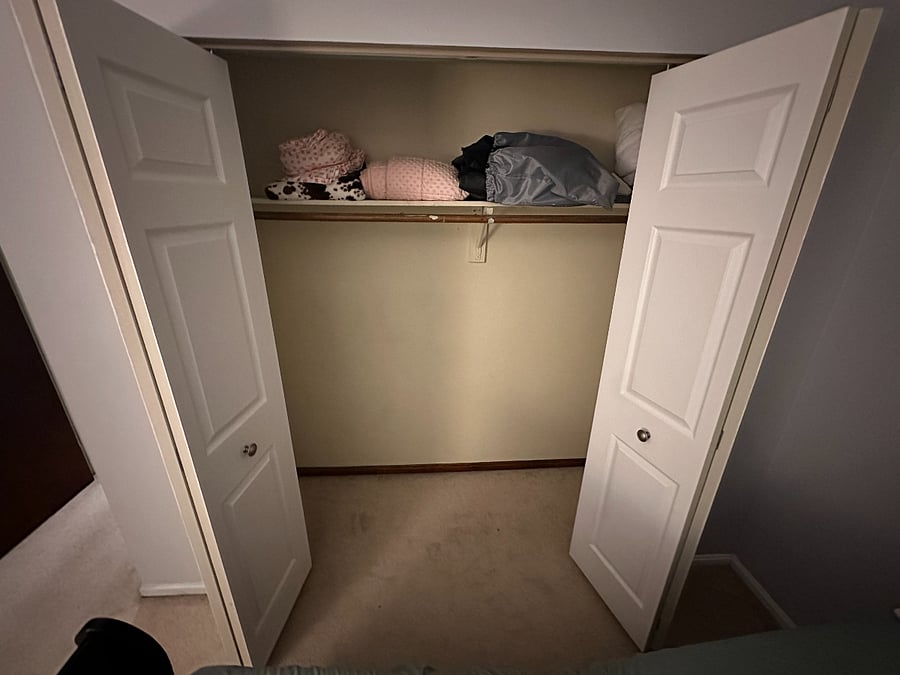 Closet in Bedroom