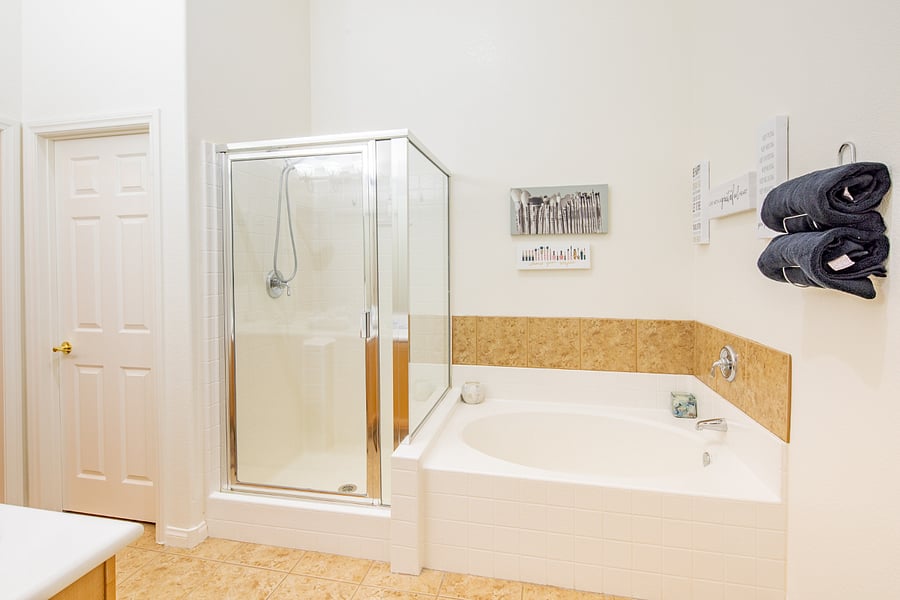 Primary Bath with Roman Tub and separate shower