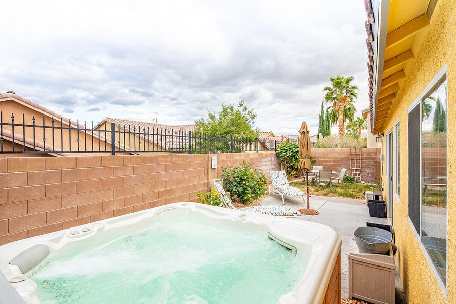 Your own private spa in your own private backyard 