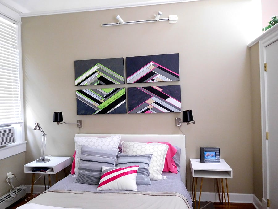 Memory foam queen mattress with allergy-free bedding choices.