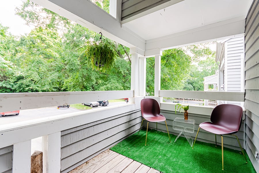 Your private patio area.