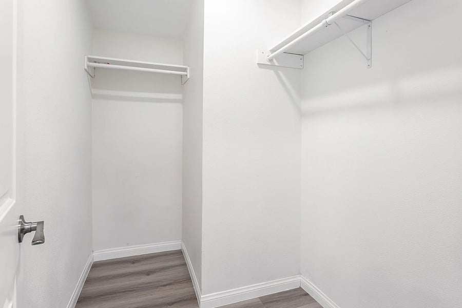 Spacious walkin cloest 