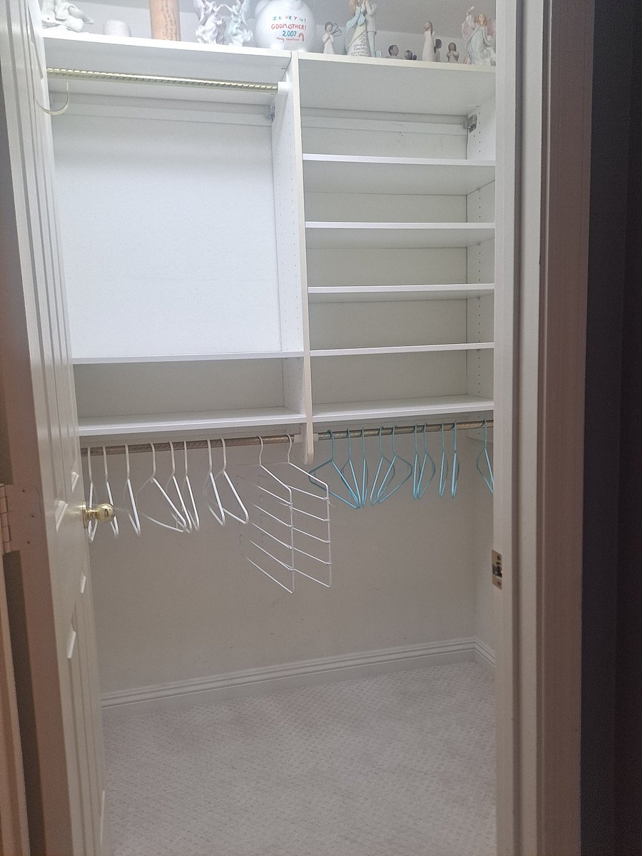 Your Walk-In Closet. I have plenty more hangers too, if needed.