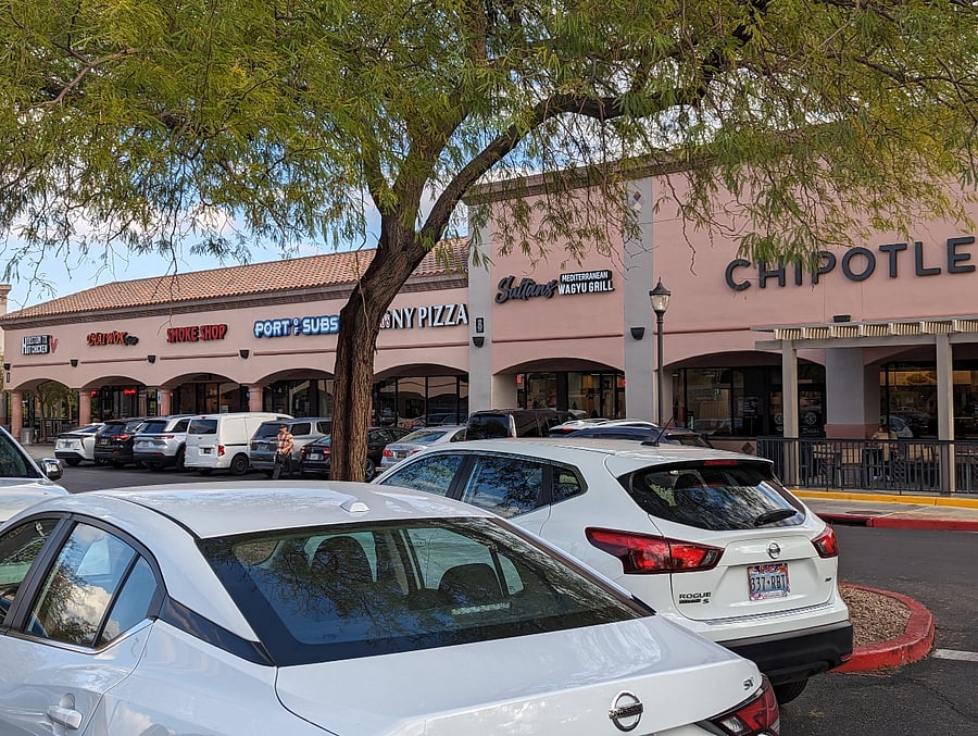 All this shopping and eateries are only about a 2 minute drive!