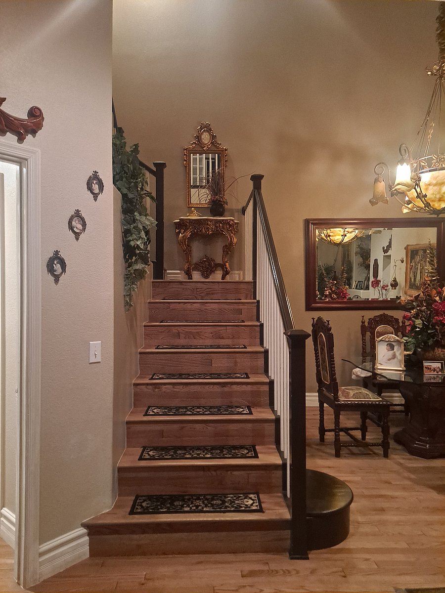 Your Suite is located upstairs.
