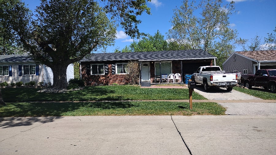 Front of Home and Driveway