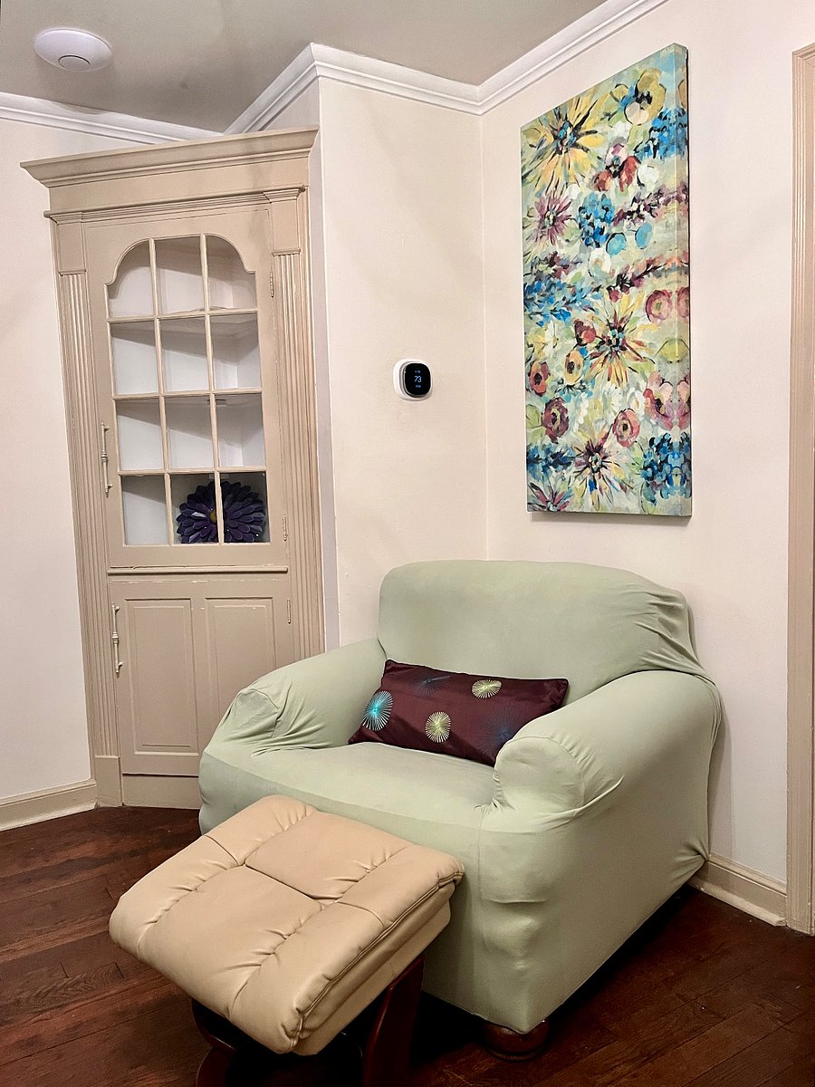 Cozy reading nook