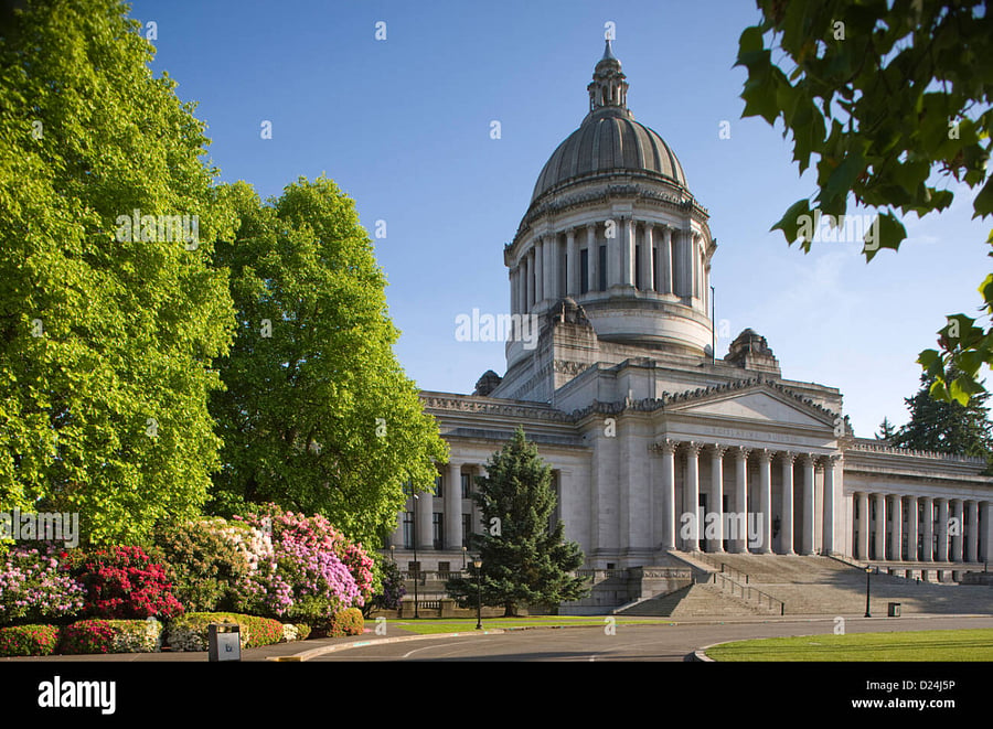 State capital building is 2 miles from the house. It's a pleasant walk.