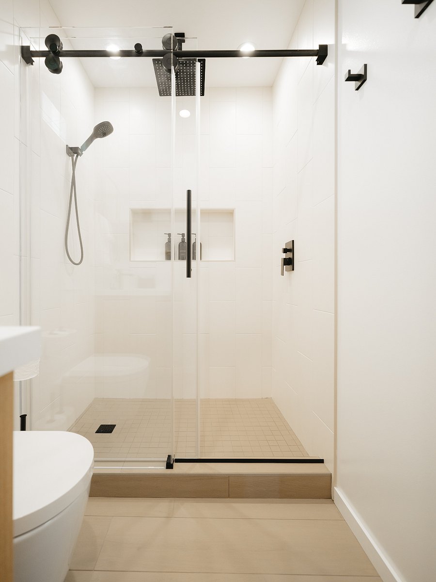 Spacious shower