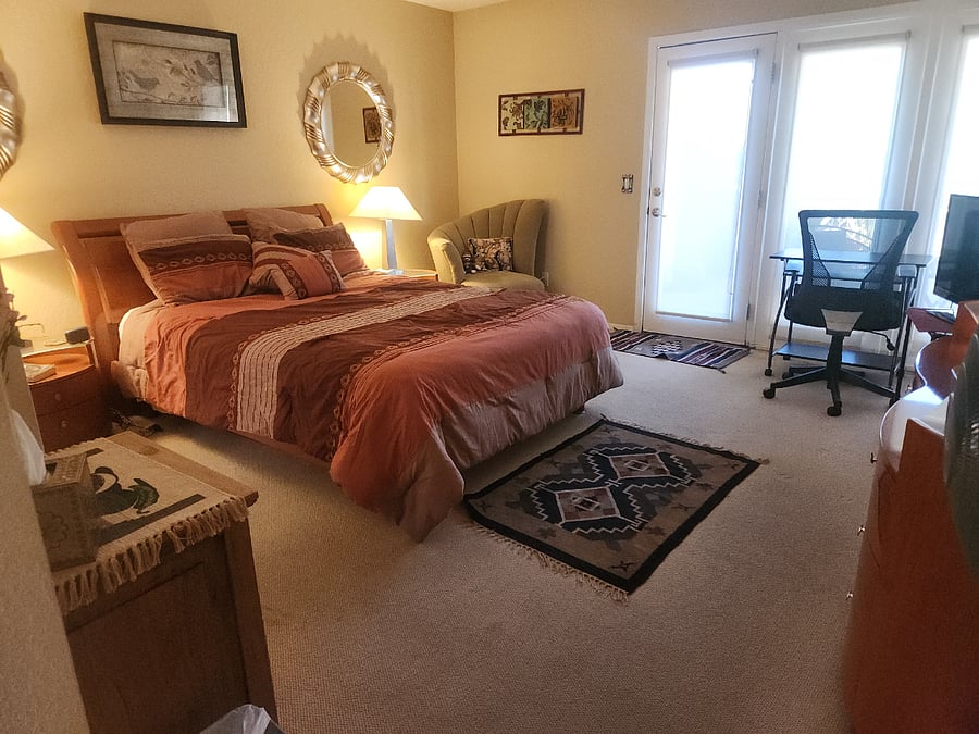 Master Bedroom (w/work desk & chair)